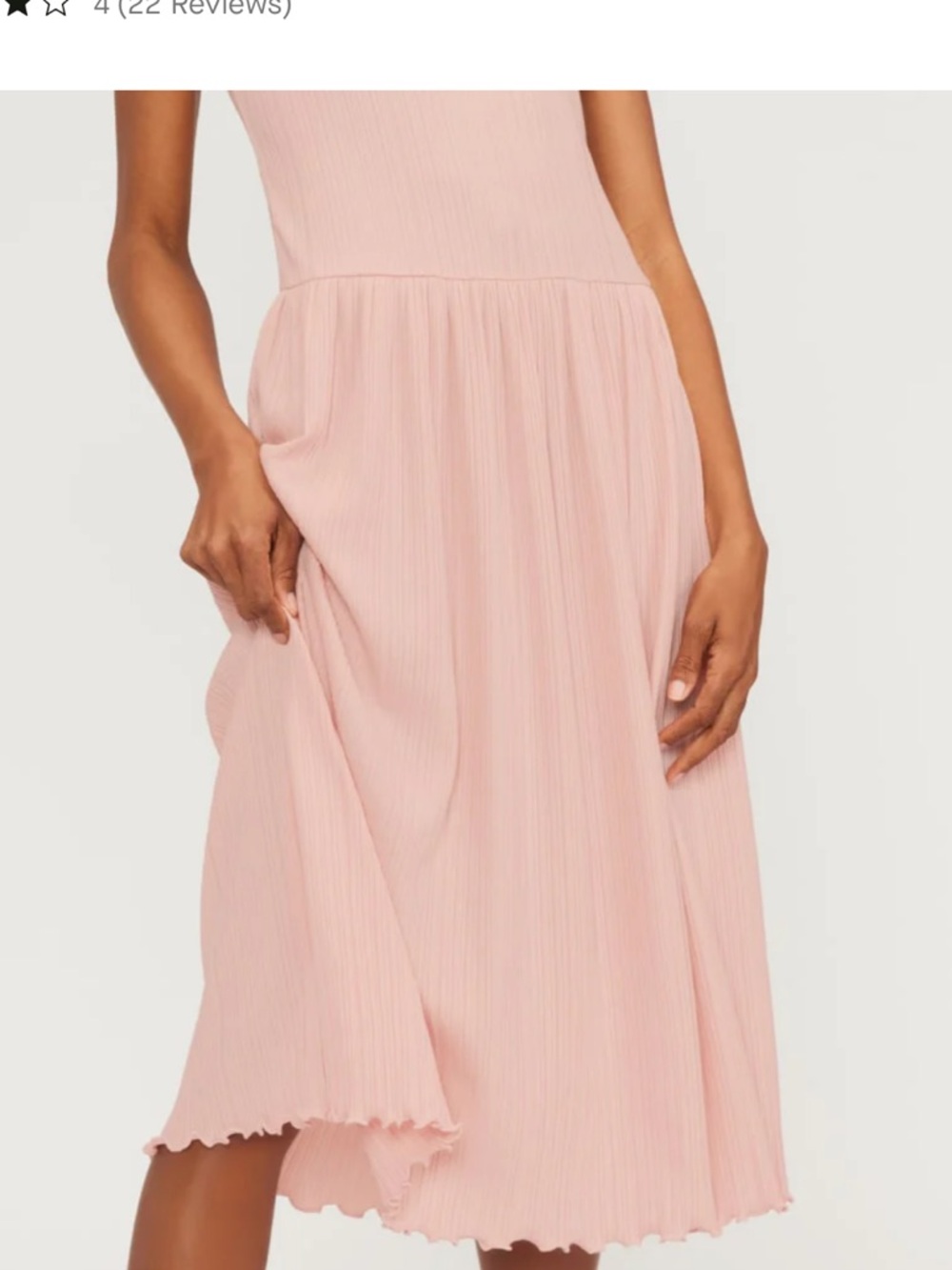 Everlane The Rib Soft Knit Scoop-Neck Dress - Picture 3 of 13